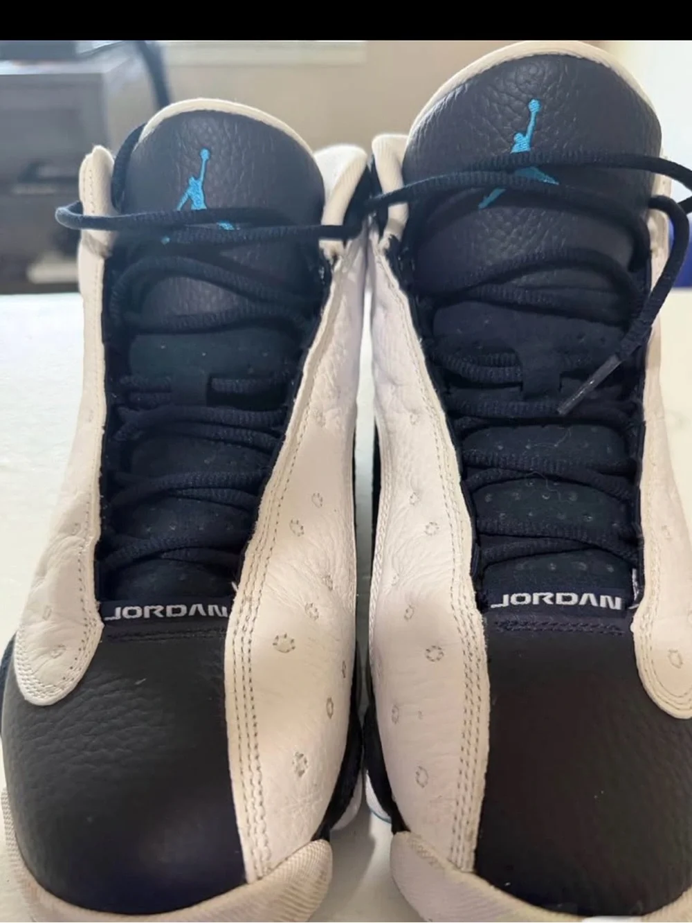Jordan Kids White and Black Retro Sneakers